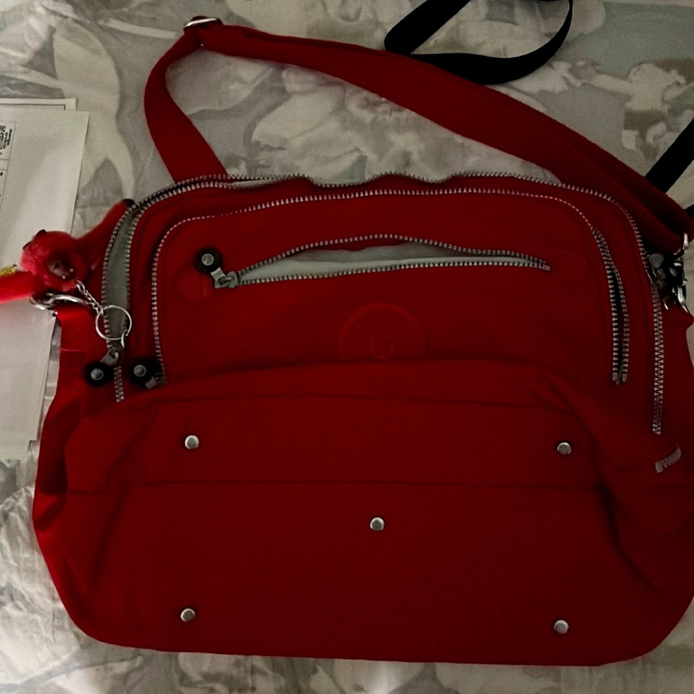 Red Kipling Laptop Bag or Briefcase with handle